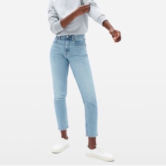 NWT EVERLANE Original Cheeky Jeans Sky Blue 28 - Picture 9 of 12